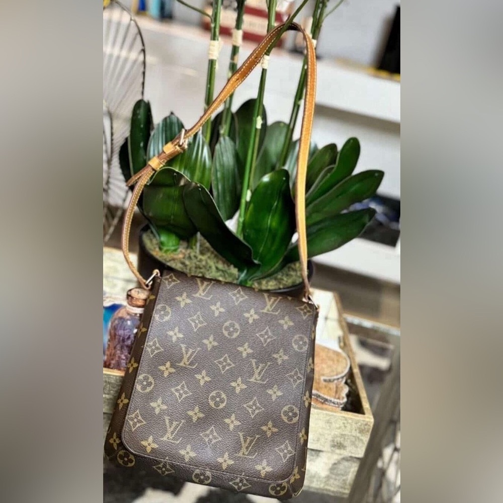 Louis Vuitton Dark Brown Monogram Crossbody Bag